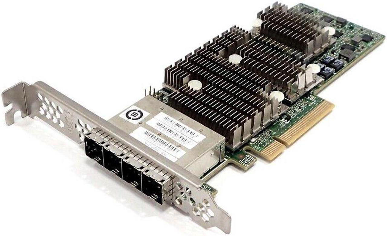 LSI 9206 16E Quad Port SAS 6Gb S PCI E HBA Host Bus Adapter Card H3