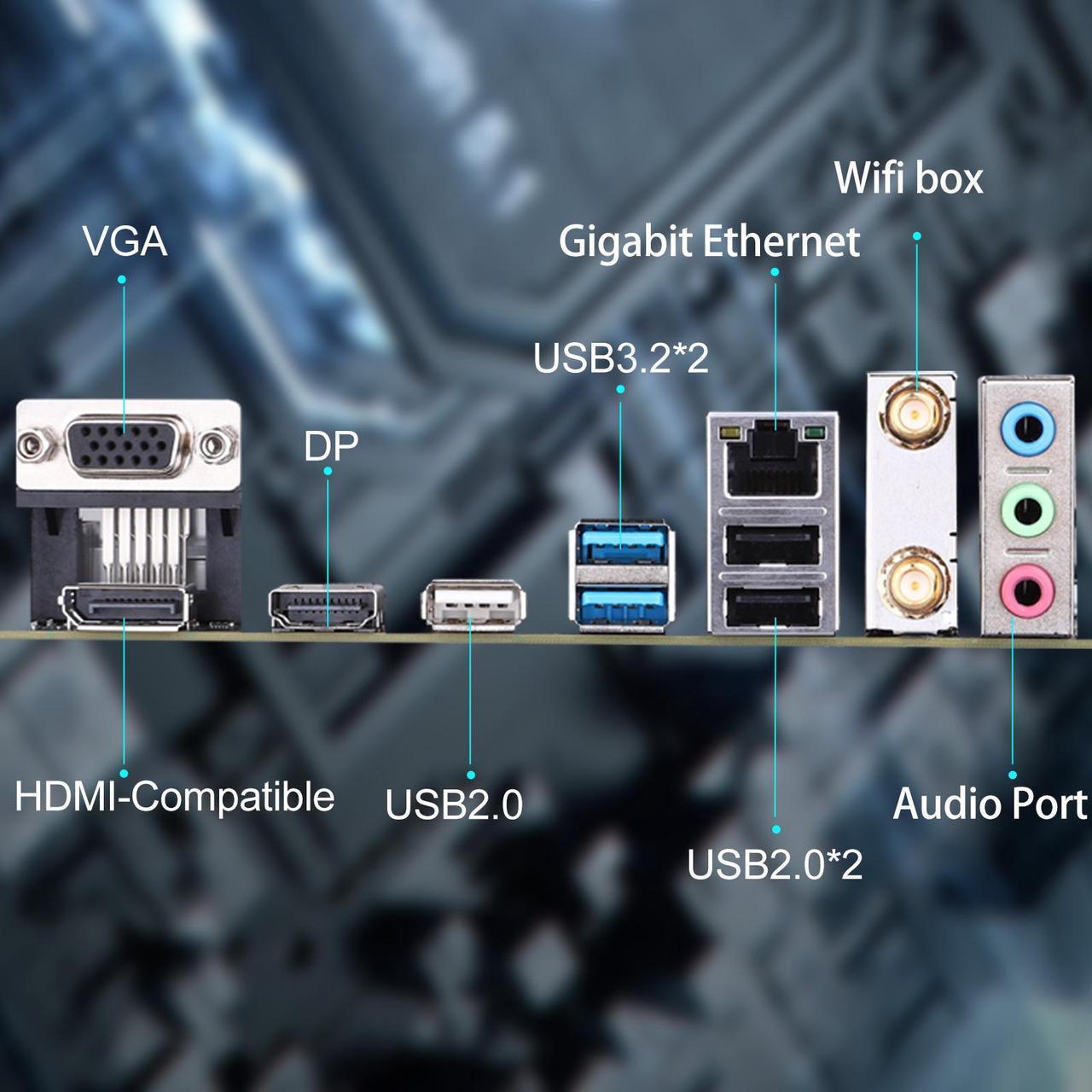 Huananzhi H M Itx Ddr Motherboard Support Gen Lga Cpu