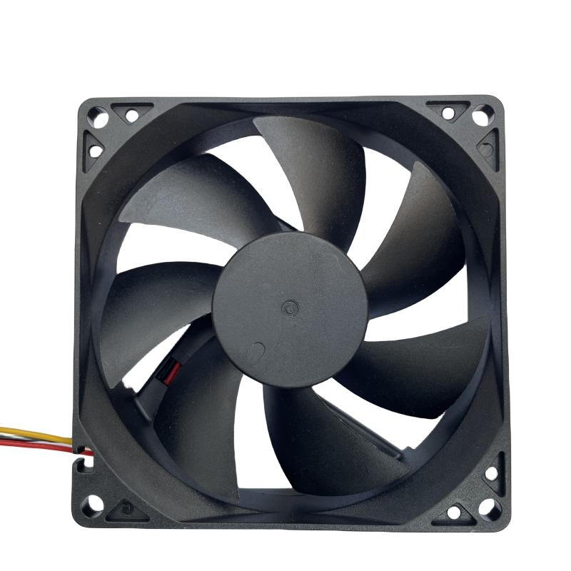 for Y.S TECH FD129225LL-N DC 12V 0.12A 90 * 90 * 25mm 3-Wire Square Server Cooling Fan 3