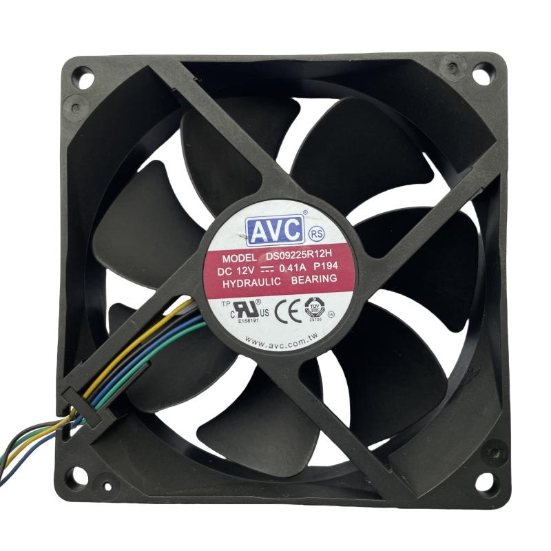 New DS09225R12H DC12V 0.41A 90 * 90 * 25mm 9025 9CM Four Wires PWM Chassis Temperature Mute Cooling 3