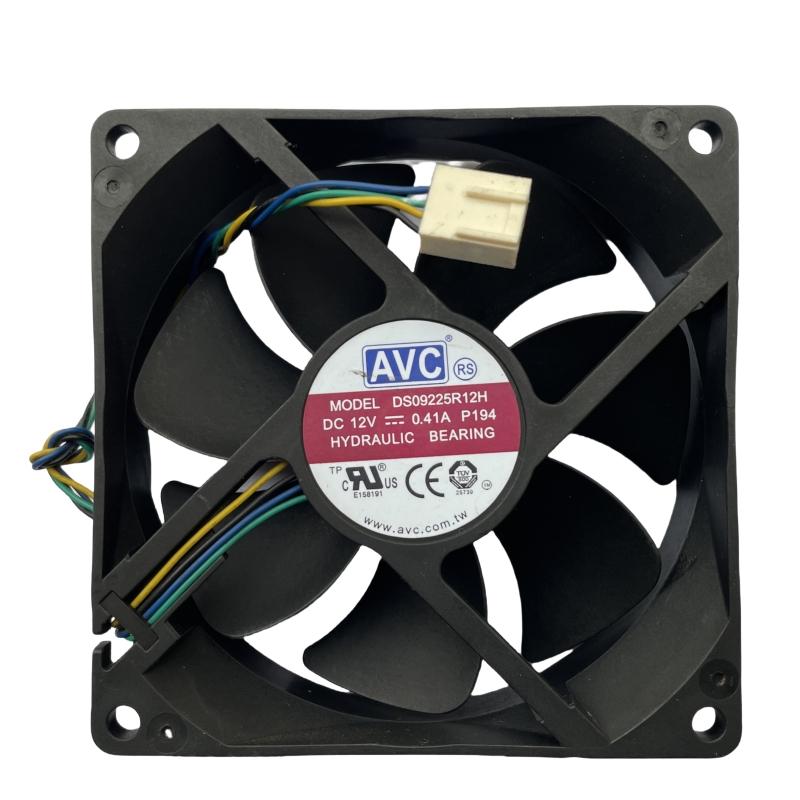 New DS09225R12H DC12V 0.41A 90 * 90 * 25mm 9025 9CM Four Wires PWM Chassis Temperature Mute Cooling 1