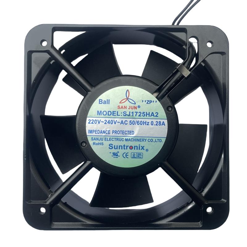New for SAN JUN SJ1725HA2 220V -240V 0.28A 150 * 150 * 50mm High Temperature Cooling Fan 2