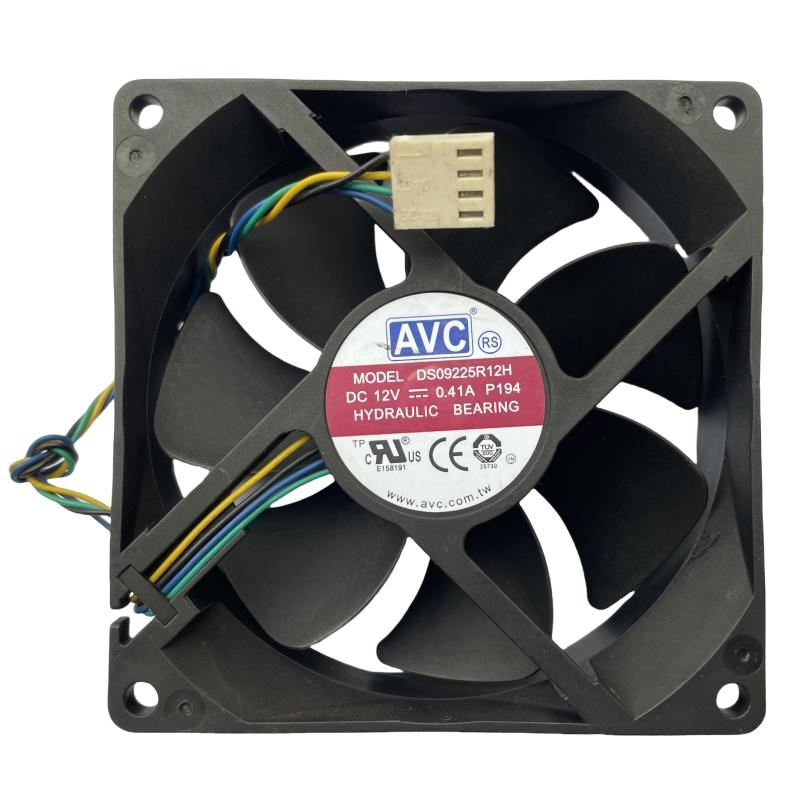 New DS09225R12H DC12V 0.41A 90 * 90 * 25mm 9025 9CM Four Wires PWM Chassis Temperature Mute Cooling 2