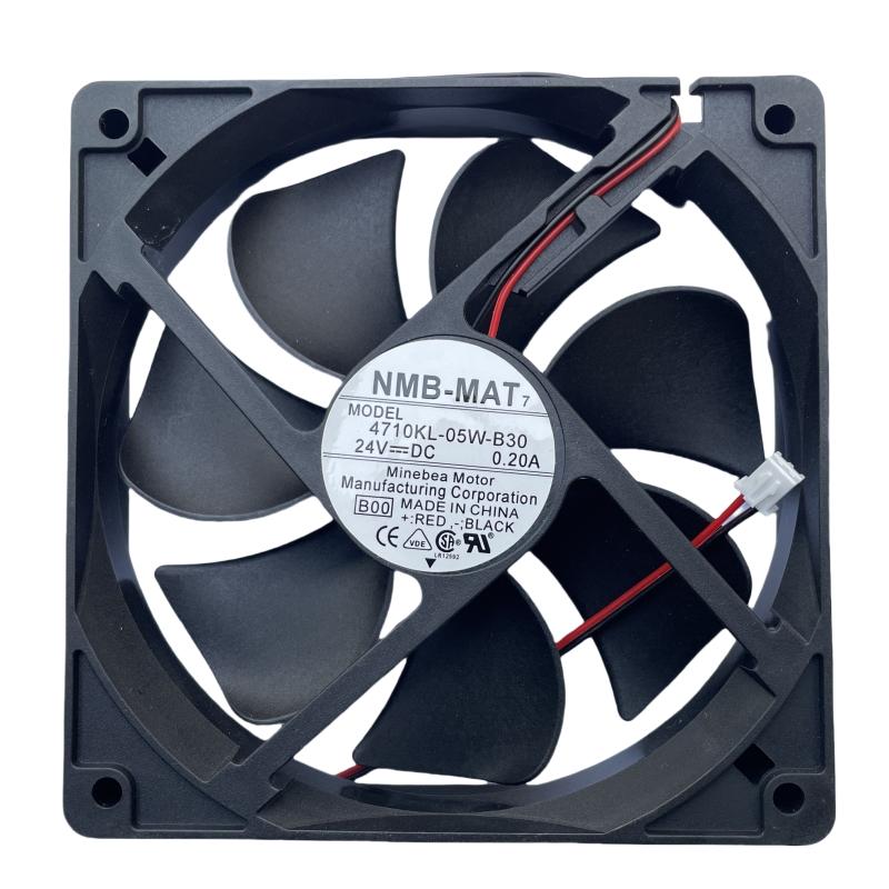 New for NMB 4710KL-05W-B30 24V 0.20A 120 * 120 * 25mm 12cm 12025 Quiet Silent Server Inverter Square 1