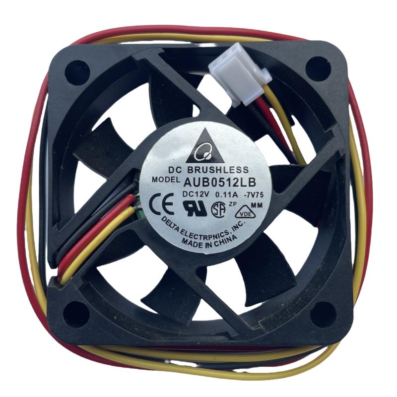 Tested Well AUB0512LB Cooling Fan DC12V 0.11A Three Pins 50 * 50 * 15MM 5CM 1