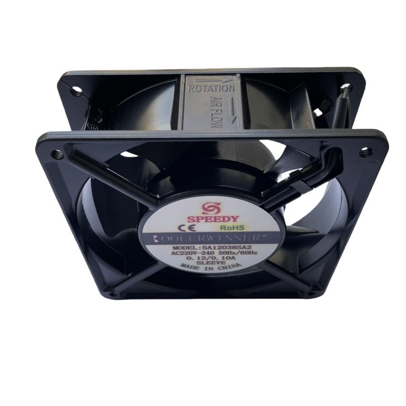 New for Speedy SA12038SA2 AC 220-240V 0.12/0.1A 120 * 120 * 38mm 2-Wire Server Cooler Fan 5