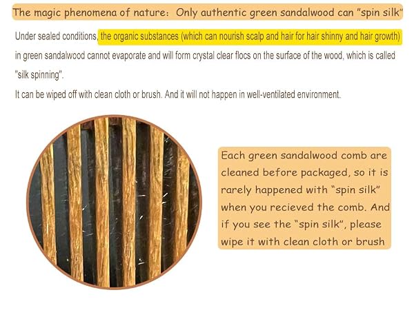 wooden fine tooth comb