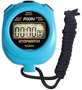 FCXJTU Simple Stopwatch Timer, Single Lap Stopwatch Countdown Timer, No Hourly Beep, On/Off, AAA ...