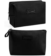 Cosmetic Bags for Women Small Makeup Bag for Purse Pu Leather Makeup Pouch Travel Makeup Bag with...