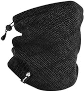 Botack Neck Warmer Gaiter Fleece Knitted Double Layer Winter Neck Scarf 3 in 1 Beanie Hat Mens Wo...