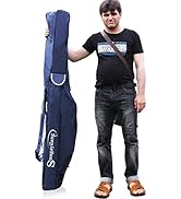 Sougayilang Fishing Rod Case Organizer Pole Storage Bag Fishing Rod and Reel Carrier Organizer fo...
