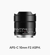 TTArtisan APS-C 10mm F2 for E Mount Ultra-Wide Angle Lenses Half Frame Manual Focus Camera Lens C...