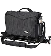 CADeN Camera Bag Case Shoulder Messenger Photography Bag with Laptop Compartment 14", Tripod Hold...