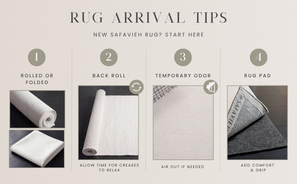 Rug Arrival Tips