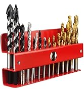 MUTUACTOR Drill Bit Organizer Heavy Duty,Quick Access Magnetic Mount Drill Bit Holder,Anti-scratc...