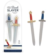 Genuine Fred Book Slayer Sword Bookmarks, Set of 2 Page Markers, Soft and Flexible Silicone, 4.1"...