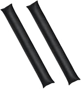 Espusta 2Pcs 5FT Water Activated Flood Barriers, Sandless Sandbags for Flooding, Resuable Flood W...