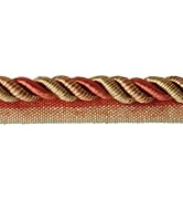 Fenghuangwu 13 Yard Handmade Cord Trim, 1Cm/0.39Inch Diameter Twisted Trim Cord Rope for DIY,Home...