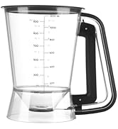 GAGAQI Pancake Batter Dispenser 5 Cup with Sturdy Handle,Batter Separator for Pancakes, Cupcake, ...