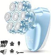 Electric Razors for Women, 5-in-1 Full Body Shaver, 7D Magnetic Heads Waterproof Wet Dry Hair Rem...