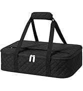 Insulated Casserole Carrier for Hot or Cold Food, Large Insulated Casserole Carrier, Reusable Lun...