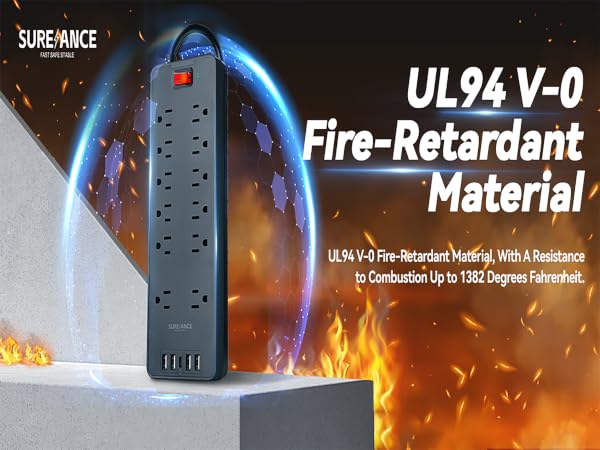 Power strip surge protector