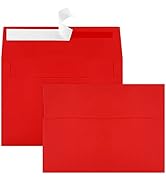 70 Packs of Invitation Envelopes, A2 Envelopes Red, Postcard Envelopes, Envelopes for 4.5x5.5 Car...