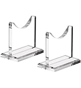 SANRUI Acrylic Weapon Lightsaber Display Holder,Clear Desk Adjustable Wand Stand for Most Samurai...