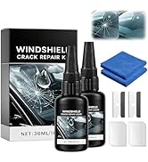 cuoct 2Pcs Windshield chip Repair kit, 2026 Latest Car Windshield Crack Repair Kit,Universal Crac...