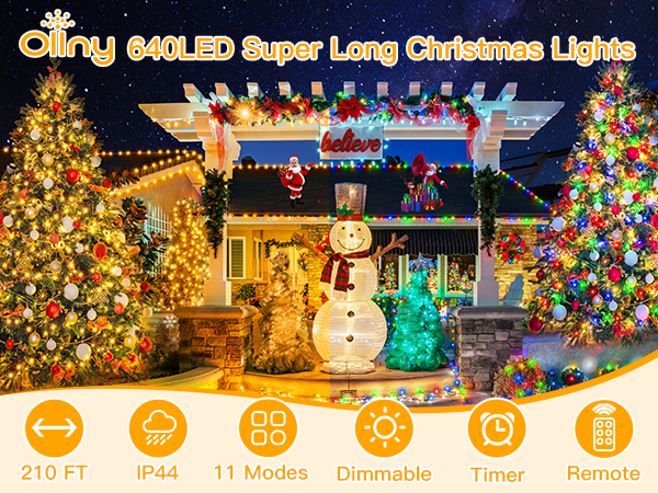 outdoor christmas lights