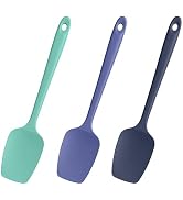 Heat Resistant Silicone Spoon Spatulas, Doosu 600°F High Temp Flexible Cooking Spoons Kitchen Spo...