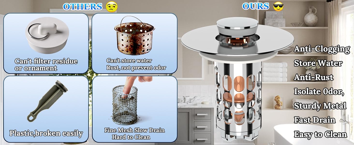 sink drain strainer bathroom,bathroom sink hair catcher sink shroom bathroom