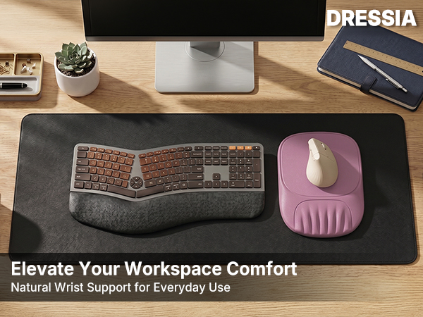 ergonomic mouse pad desk setup home office accessories for men women