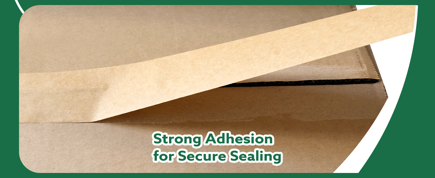 Our gummed kraft tape have strong adhesion designing to reliable sealing.