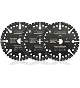 SHDIATOOL Diamond Metal Saw Blade, 3-Inch Cutting Disc, All Purpose Cut Off Wheel for Rebar Sheet...