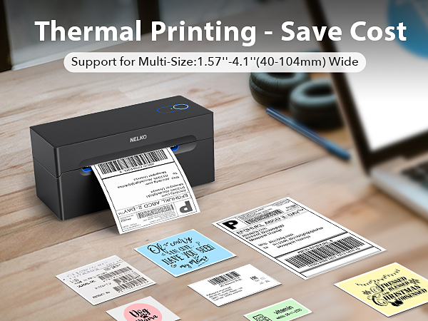 Bluetooth Thermal Shipping Label Printer,