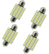 GIVEUBED 6418 Led Bulb, 36mm 1.42in C5W Led Bulbs, DE3425 LED Lights, Super Bright 36SMD 3014 Chi...