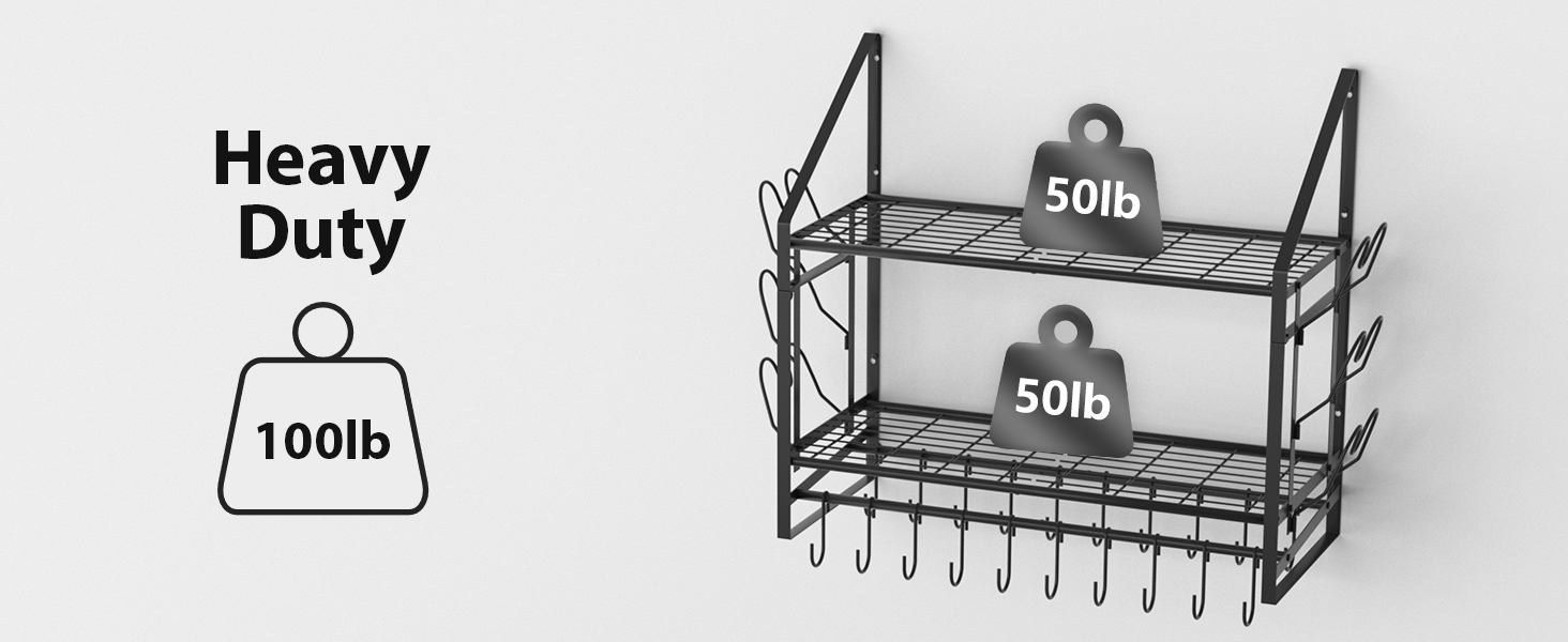 hanging pot rack
