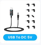USB to DC 5V Power Cord
