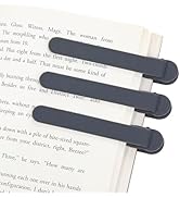 3Pcs Automatic Bookmark, Silicone Smart Book Marks for Reading Women, Men, Kids,Cute Unique Book ...