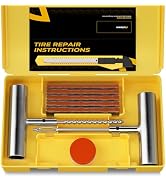 AUTOWN Tire Repair Kit with Plugs Fix Punctures & Plug Flats with Ease - Heavy Duty Flat Tire Pun...