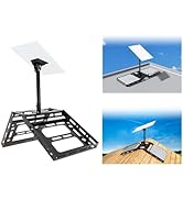 Adjustable Starlink Gen 3 Roof Ridge Mount, Ybervont Starlink Mounting Kit Gen 3 with 0-30° Adjus...