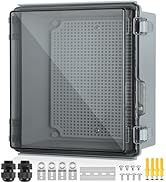 Joisyoya Waterproof Electrical Box Outdoor, IP67 ABS Plastic Weatherproof Junction Box Enclosure ...