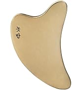 NOBBAN Heart Gua Sha Facial Tool, Bangjja Yugi Korean Bronze (78:22 Alloy), Metal Massager for Ja...