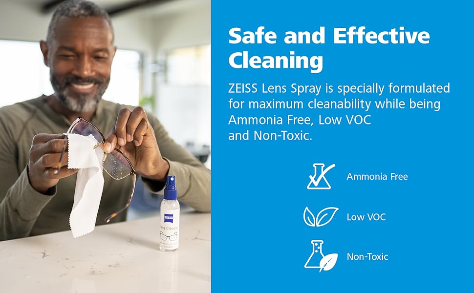 gentle, Low VOC, amonia free, safe cleaner, lens spray,