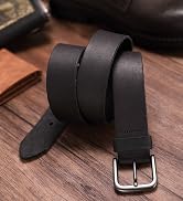 CHAOREN Full Grain Leather Belt for Men, Work Belts for Men Heavy Duty, Daily Wear for Jeans Pants