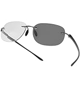 MIRYEA Transition Photochromic Bifocal Reading Glasses for Men Women UV Protection Sunglasses Sun...