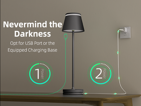 rechargeable table lamp