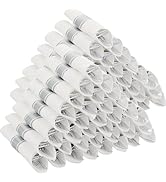 ISFANGCO 100 Pack Pre Rolled Silver Plastic Silverware Set with Napkins,Disposable Wrapped Heavy ...