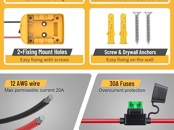 dewalt power wheels adapter